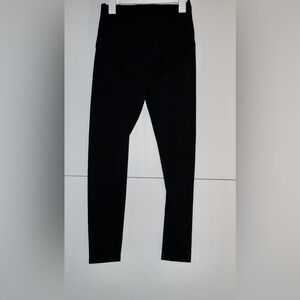 Ingrid & Isabel Maternity Black Active Leggings Over Belly High Rise L NWT Soft